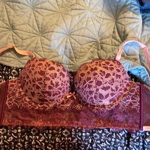 Amazing Victoria’s Secret corset bra! Super push up! Worn once!